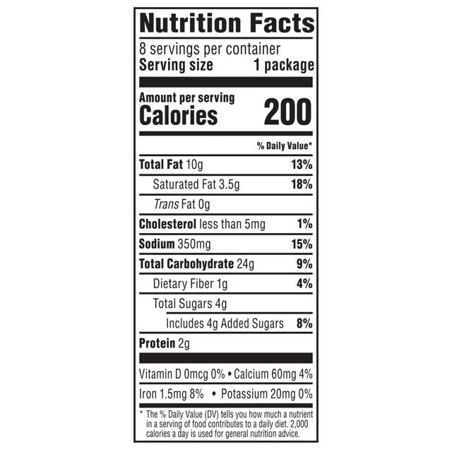 Lilypacks Express Munchies Jalapeño Cheddar crackers inside the bag, crisp and savory.