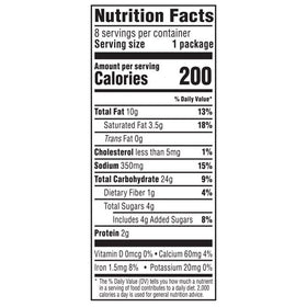 Lilypacks Express Munchies Jalapeño Cheddar crackers inside the bag, crisp and savory.