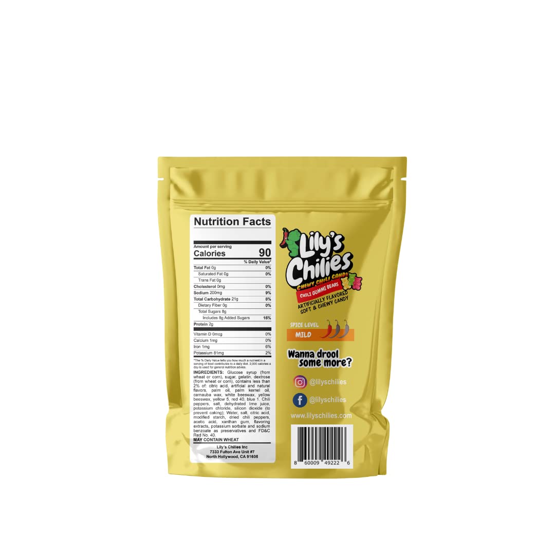 Spice-dusted Lilys Chilies candies for bold, mild heat