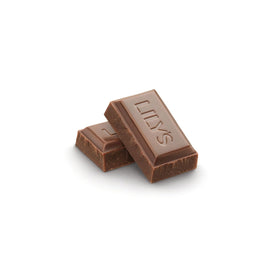 Lilys Sweets Bars closeup on packaging ideal holiday stocking stuffer