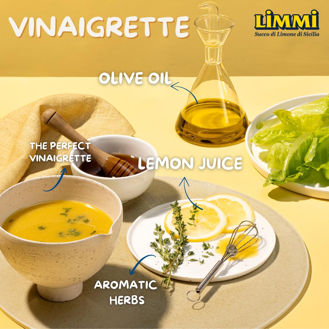 Limmi lemon juice bottle in kitchen setup conveys everyday versatility.