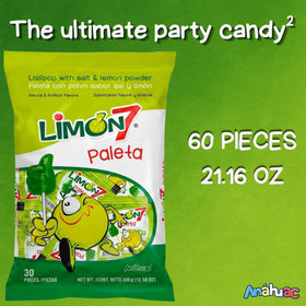 Individually wrapped Limon 7 Paleta for on-the-go snacking and freshness
