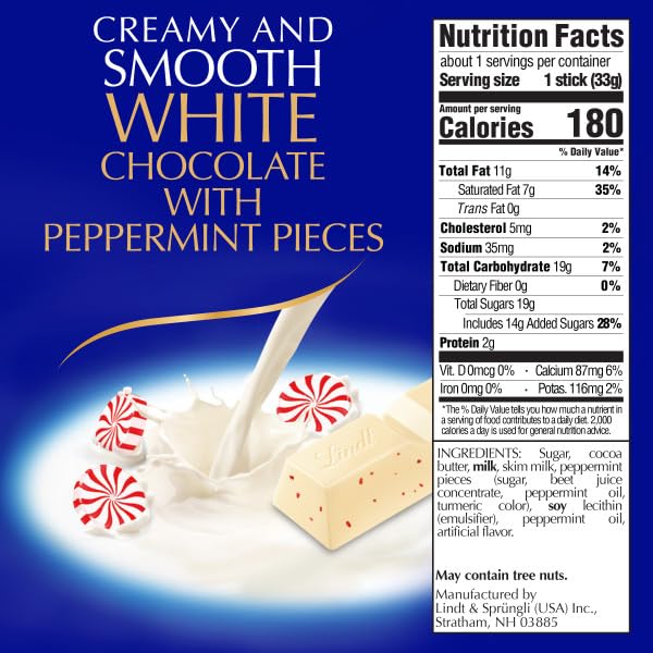 Lindt Classic Recipe ingredients close-up, signaling premium ingredients for a smooth taste.