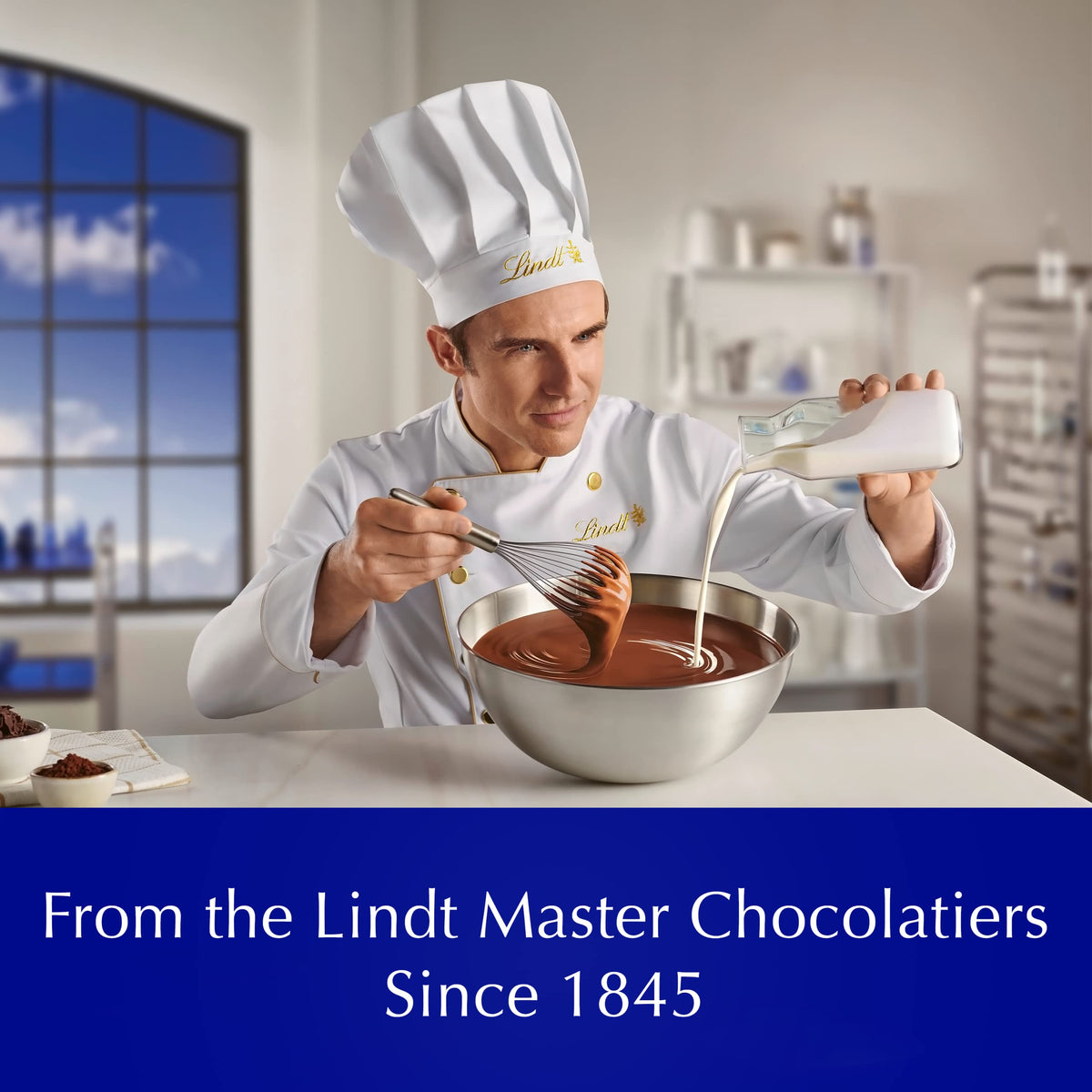 Lindt Holiday gifting idea: White chocolate peppermint stick as a premium stocking stuffer.