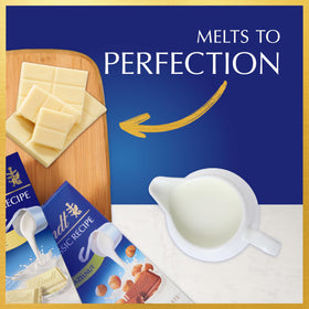 Lindt Classic Recipe White Chocolate Bar melt-in-mouth luxury for moments.