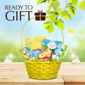 Lindt Easter basket little chicks: festive chocolates for kids' treats.