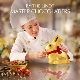 Easter basket stuffer featuring Lindt chocolates for gifting.