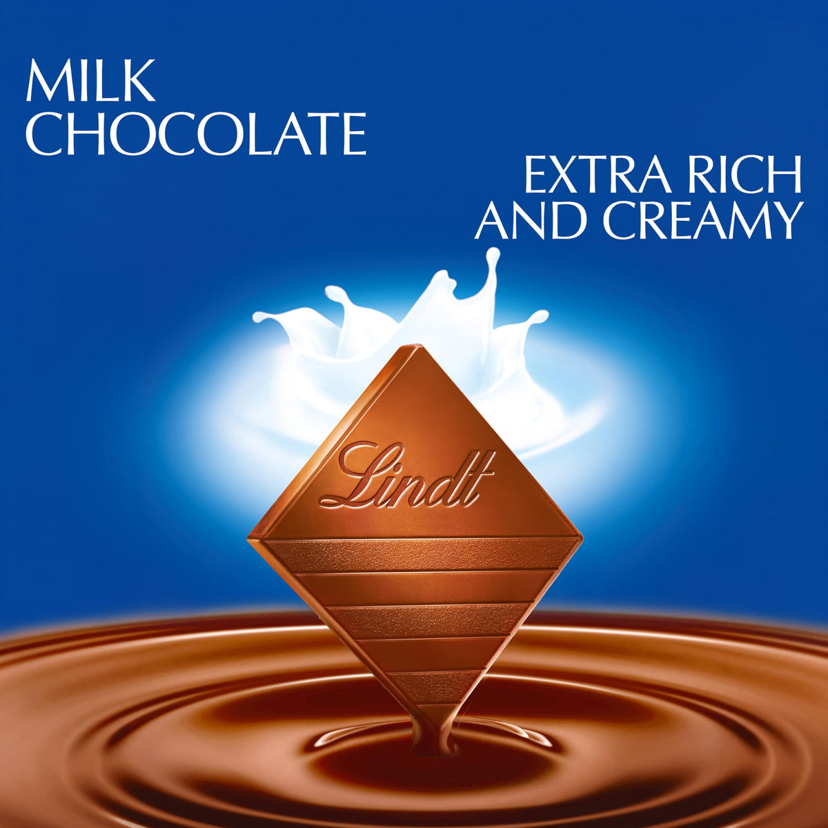 Lindt EXCELLENCE melts smoothly, releasing cream and vanilla notes