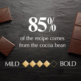 Lindt EXCELLENCE 85% chocolate squares for refined tasting
