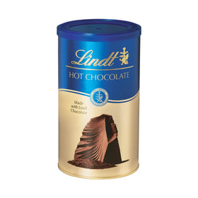 Lindt hot chocolate 300g packaging showcasing premium cocoa for rich drinks
