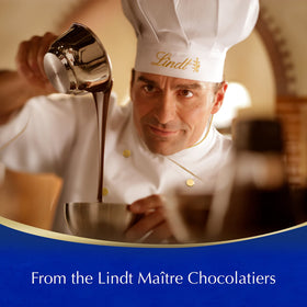 Lindt hot chocolate cup ready to enjoy on a cozy evening