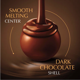 Lindt LINDOR 70% melting center highlights a smooth, luxurious bite