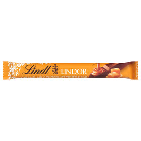 Lindt Lindor Caramel Bar packaging presented as gift-ready.