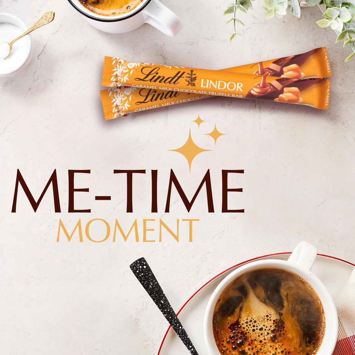 Individually wrapped truffle ideal for sharing or on-the-go treats.