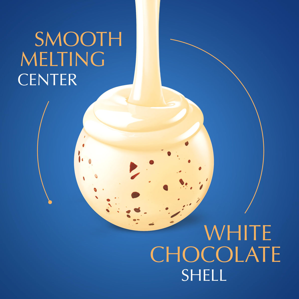 Packaging close-up of Lindt Lindor Cookies and Creme truffles