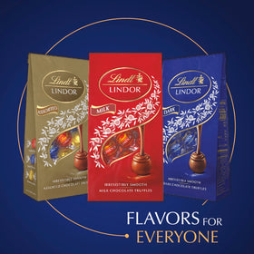 Lindt LINDOR serving idea featuring after-dinner coffee pairing.