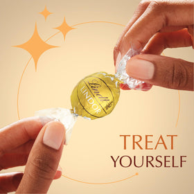 Lindt LINDOR 120-count gift box, ready for gifting occasions.