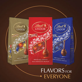 Lindt Lindor individually wrapped truffles offer convenient, fresh portions.