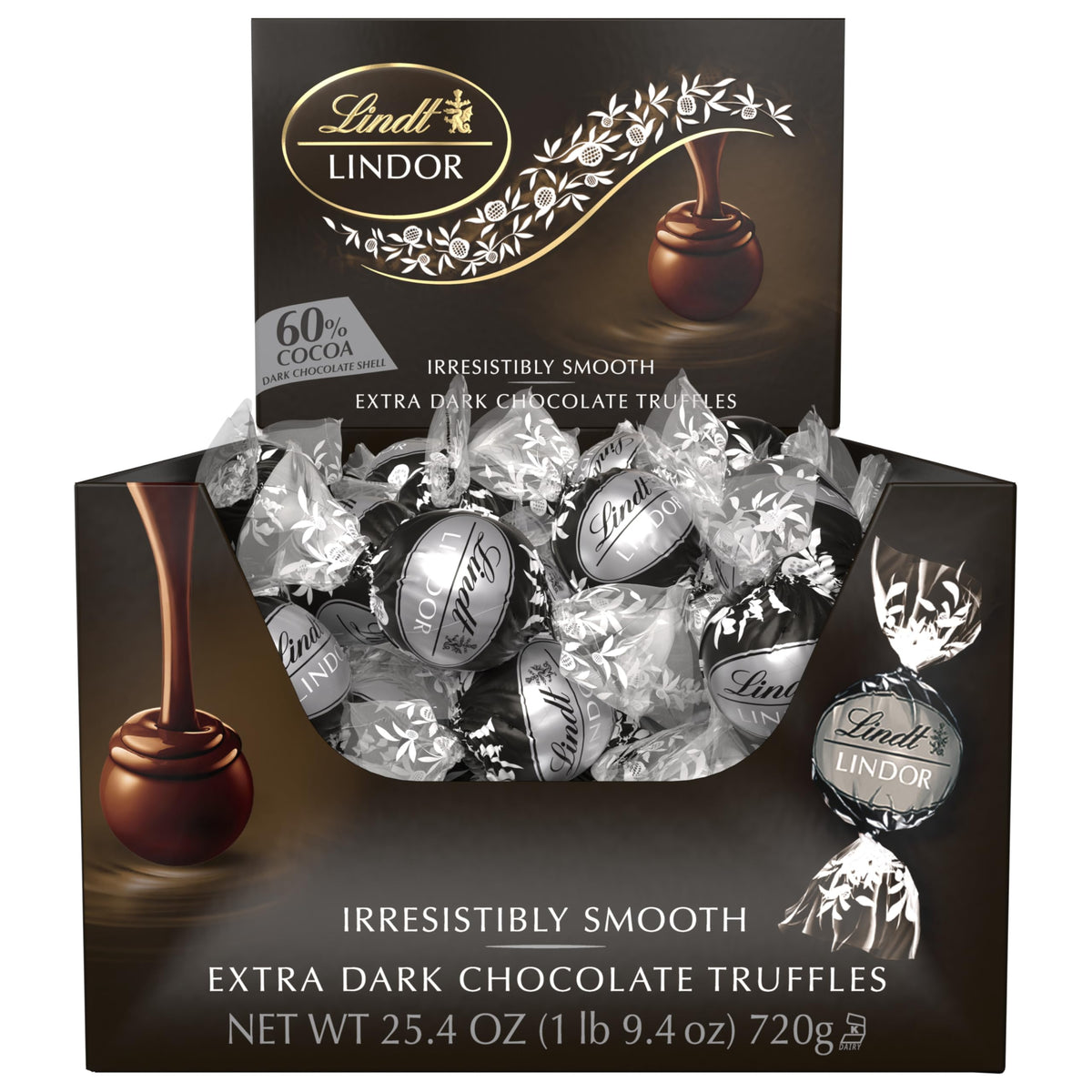Lindt Lindor kosher truffles with premium ingredients and refined flavor.