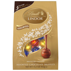 Lindt Lindor melt-in-mouth truffles close-up hint at indulgent aroma.