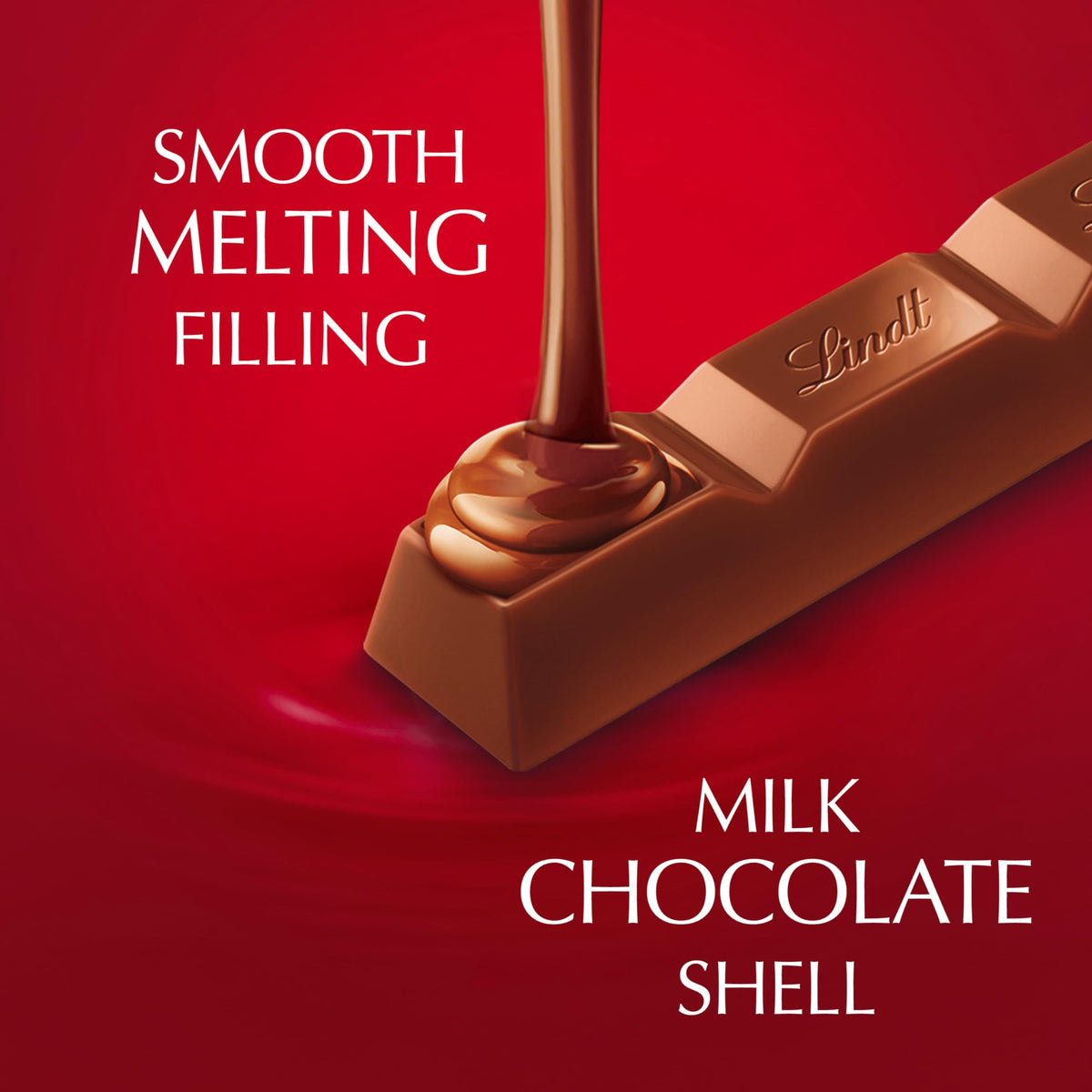 Individually wrapped Lindt LINDOR bars for easy, on-the-go indulgence.
