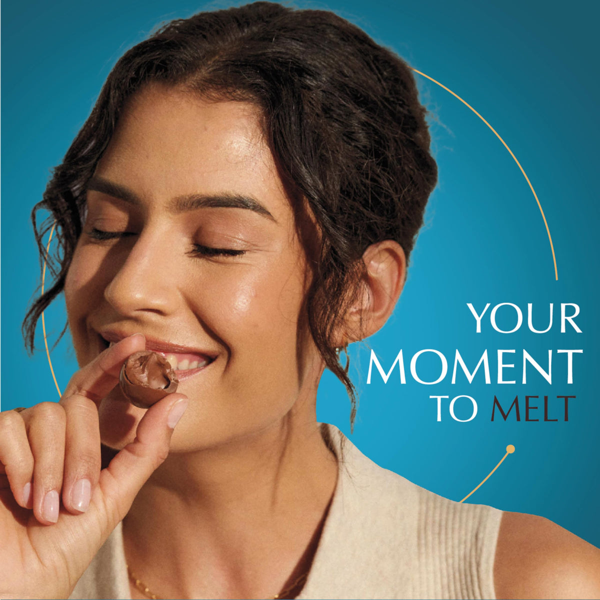 Lindt LINDOR gift box image suggesting perfect hostess treat.