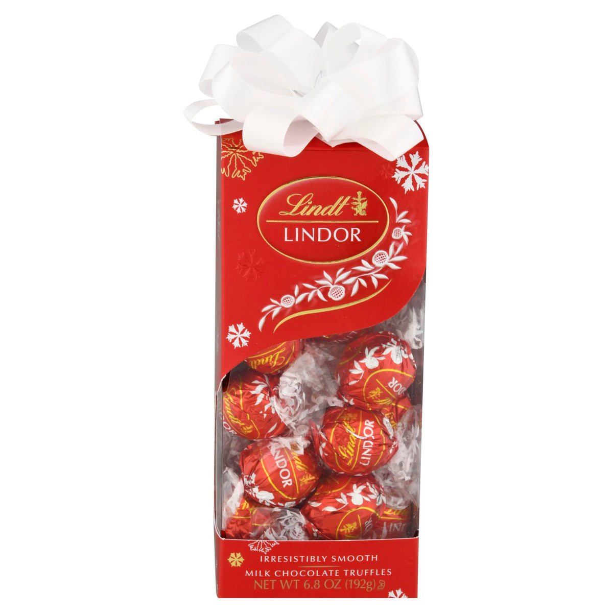 Lindt Lindor Milk Chocolate Truffles kosher-certified premium ingredients.