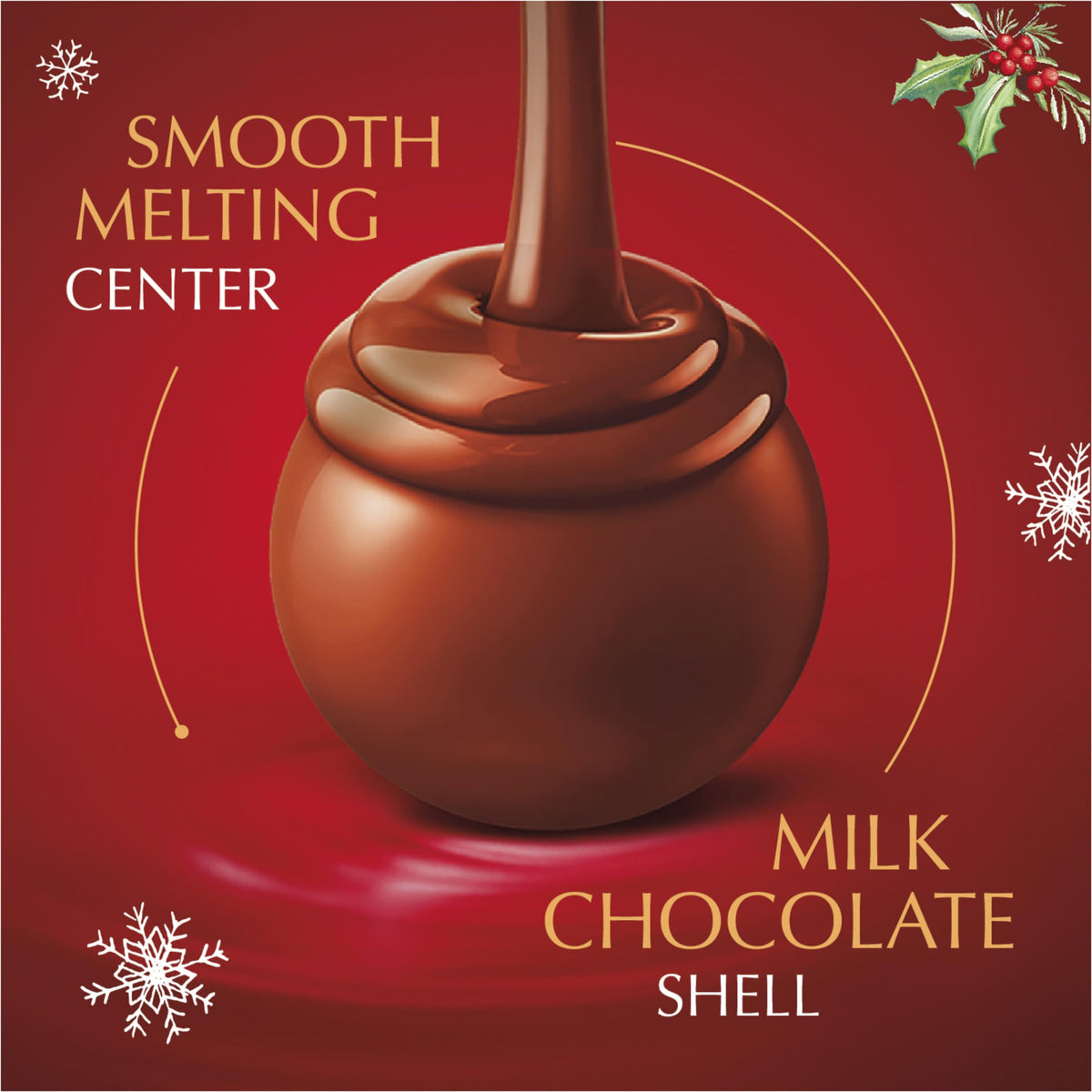 Lindt Lindor Milk Chocolate Truffles are individually wrapped for easy sharing.