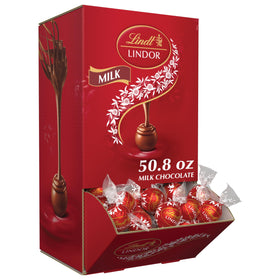 Lindt LINDOR Milk Truffles box, gift-ready and shareable.