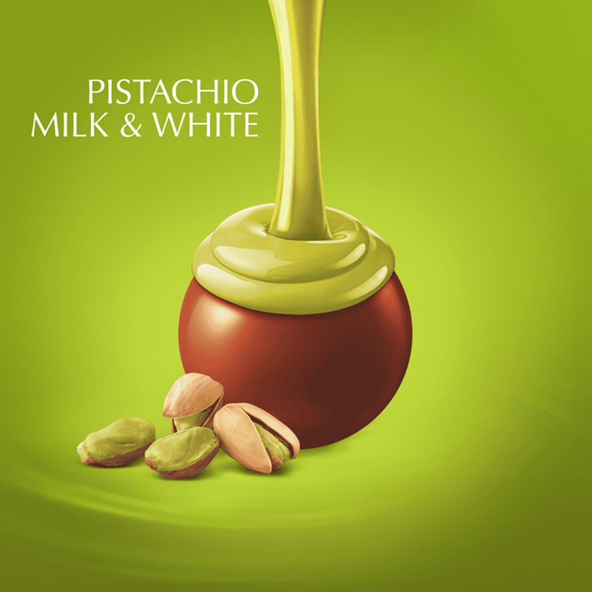 Lindt Lindor Pistachio center revealed in pistachio filling