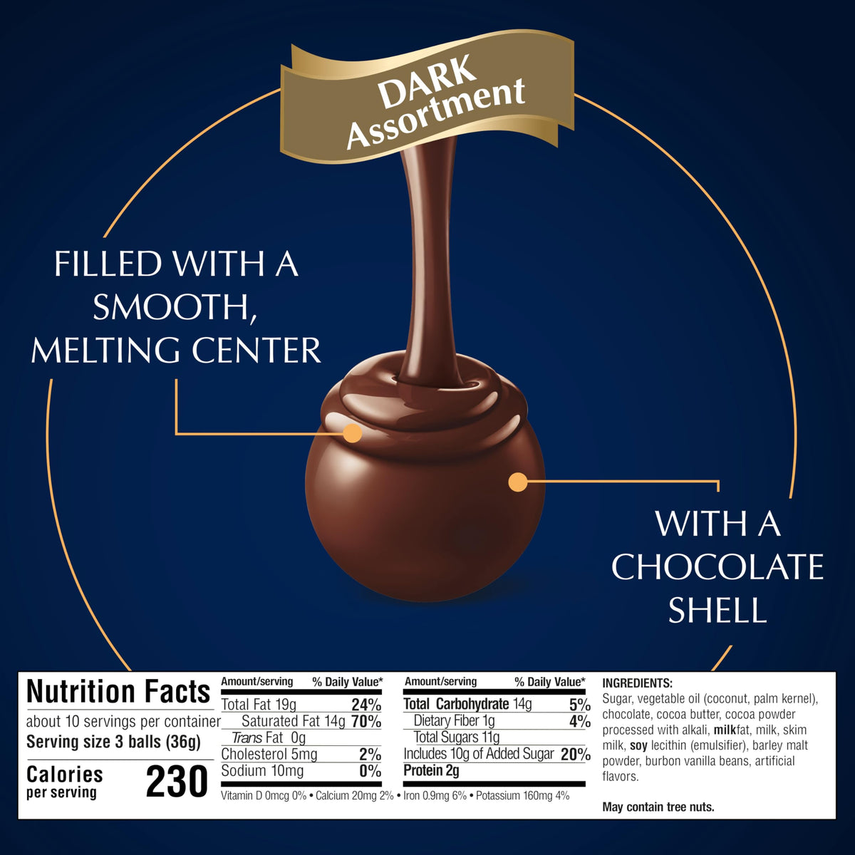 Individually wrapped Lindt LINDOR truffles ideal for gifting or sharing.