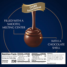 Individually wrapped Lindt LINDOR truffles ideal for gifting or sharing.