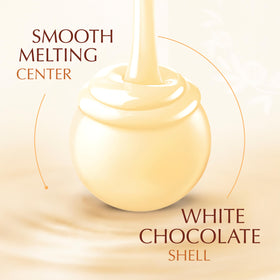 Lindt LINDOR White Truffles gift box presentation and elegance