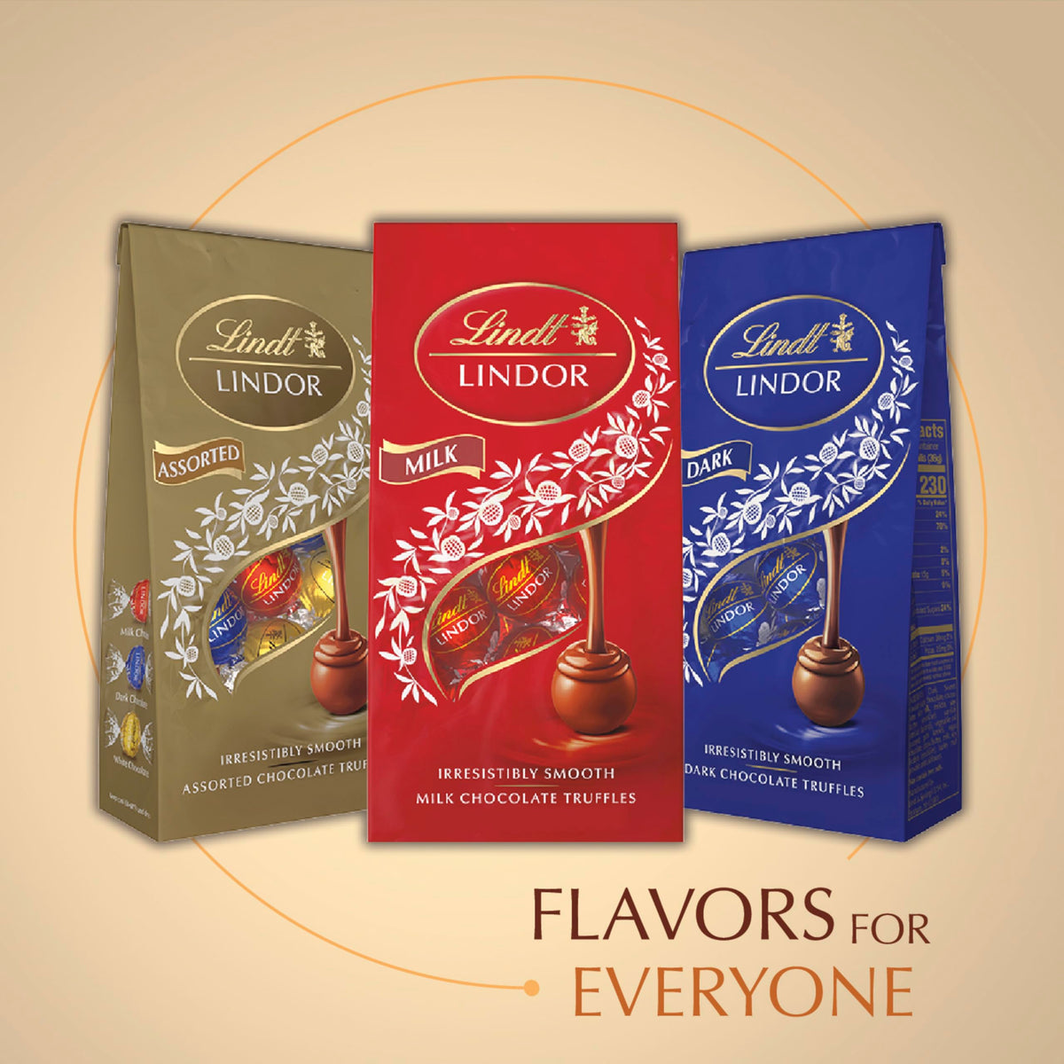 Lindt LINDOR White Truffles kosher-certified chocolate with premium ingredients