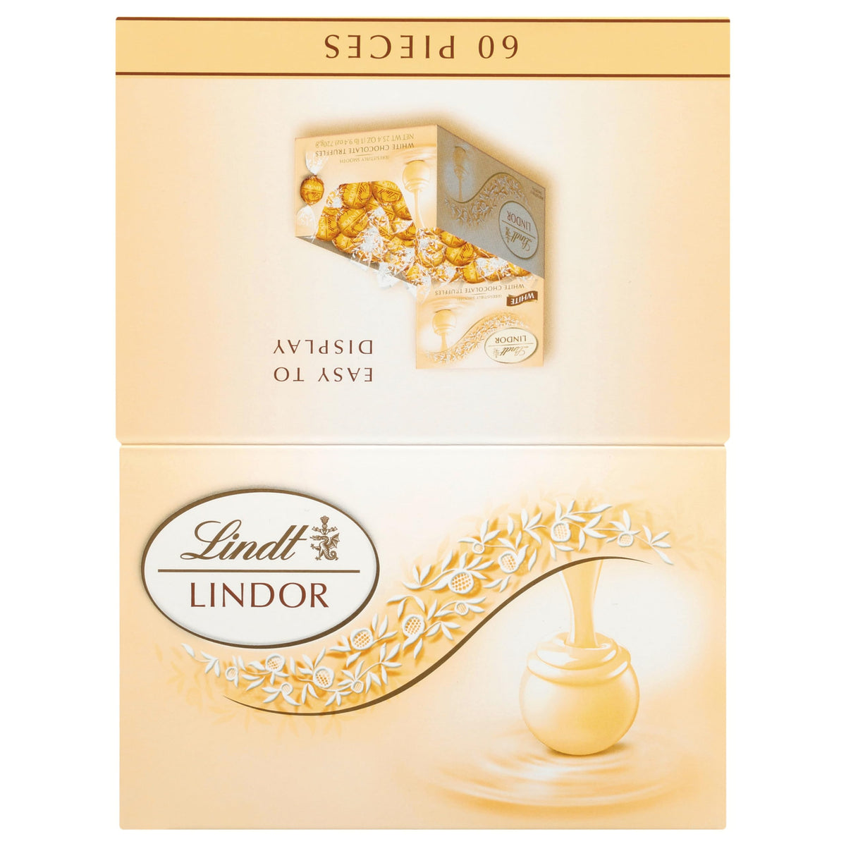 Lindt LINDOR White Truffles on a dessert platter for gatherings