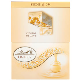 Lindt LINDOR White Truffles on a dessert platter for gatherings