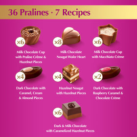 Lindt Mini Pralines assorted display of chocolate bites