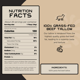 Lineage Provisions grass-fed beef tallow jar closeup highlighting purity