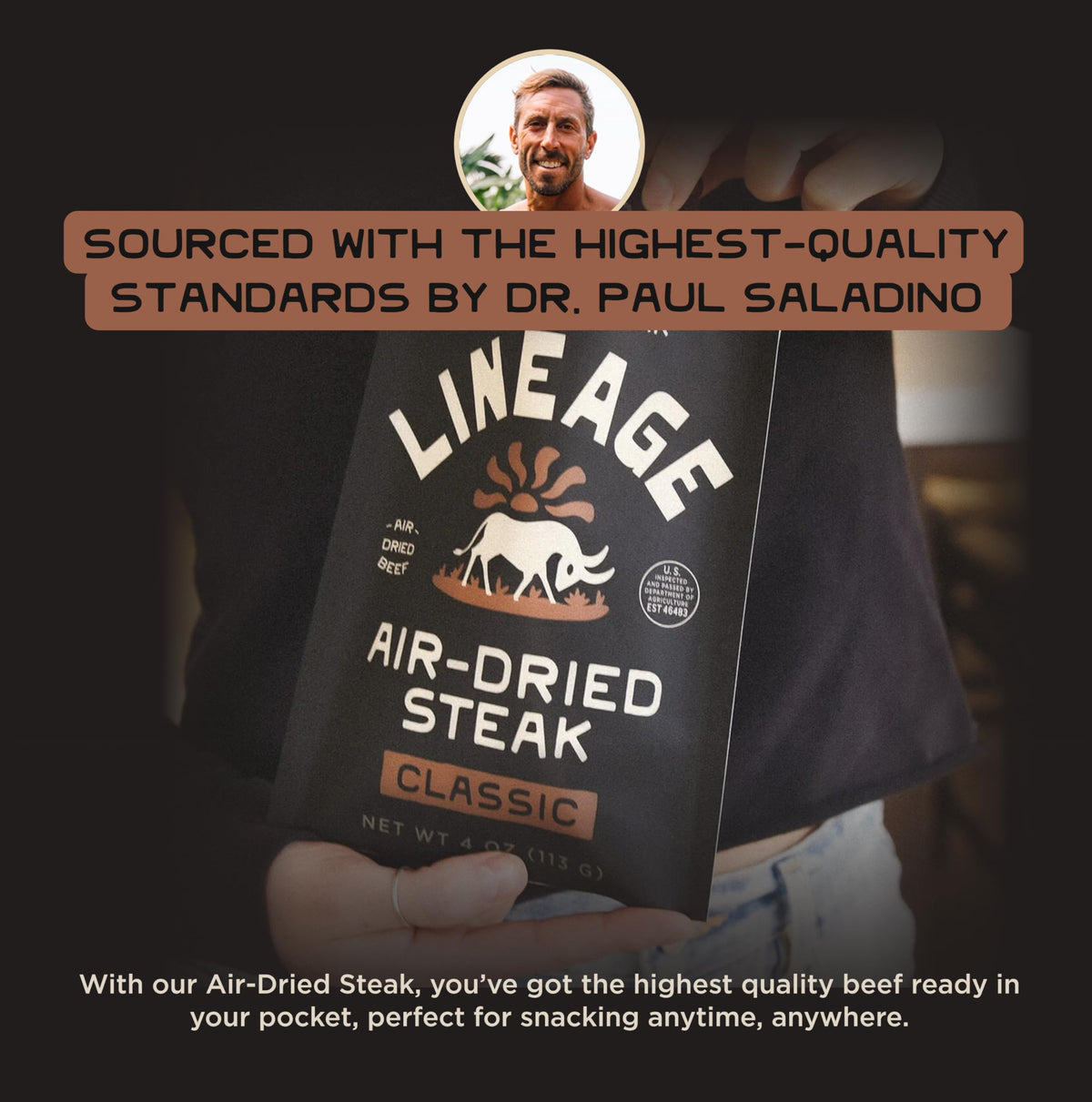 Lineage Provisions zero-sugar packaging emphasizes carb-free choice