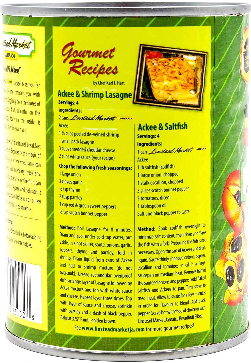 Serving suggestion: Linstead Market Ackee in brine ready for a meal