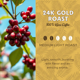Lion Coffee 24K Gold Roast ground coffee for quick mornings.