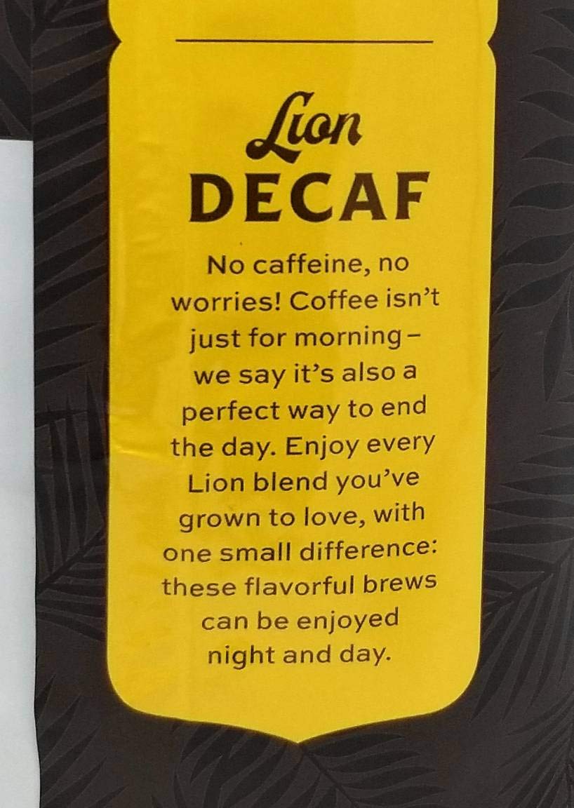 Mug with steam from Lion Coffee suggests a cozy morning routine.