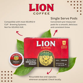 Lion Coffee Island Aroma scene evokes tropical ambience for home rituals.