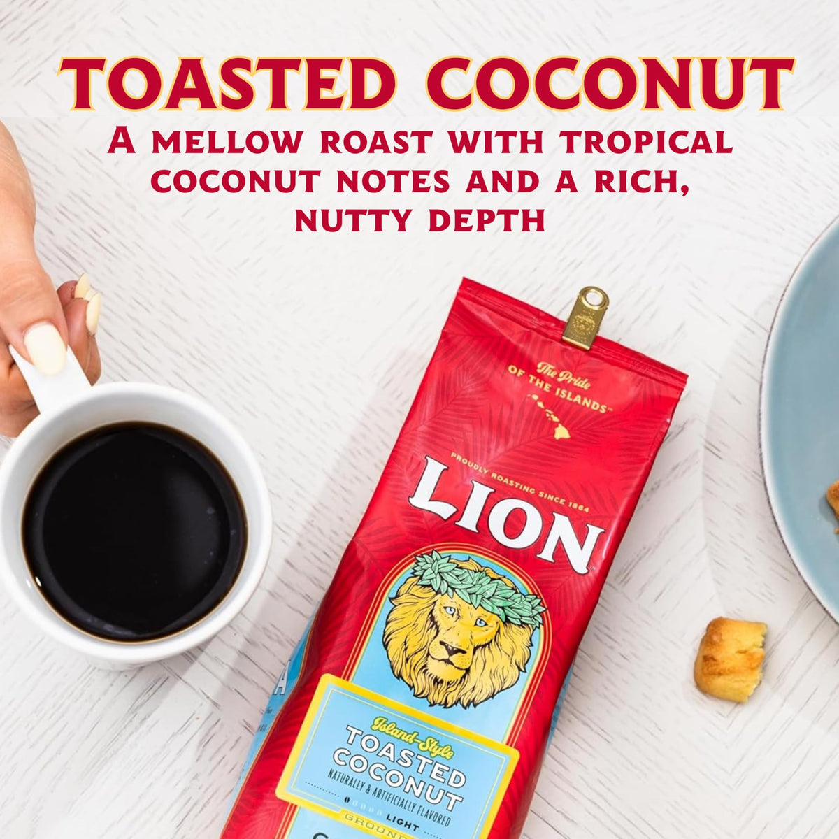 Lion Coffee island-inspired fragrance evokes a tropical moment in the kitchen