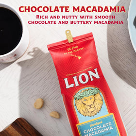 Lion Coffee vacuum-sealed packaging preserves fresh island aroma.