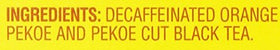 Lipton decaffeinated tea bags 72-count, nutrition label visible for caffeine-free choice