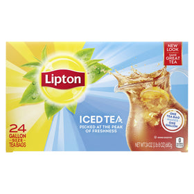 Lipton gallon tea bags pack for easy at-home brewing.