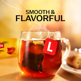 Lipton iced tea brew process shows quick cooling for refreshing cold beverages.