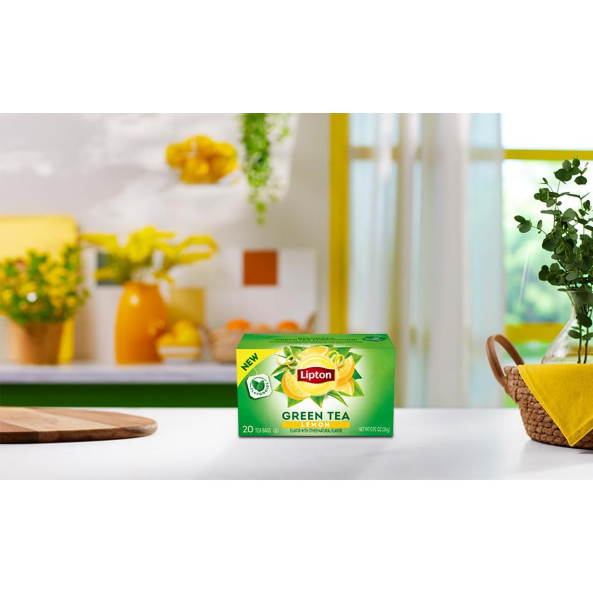 Lipton Rainforest Alliance label on packaging indicating responsible sourcing