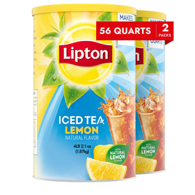 Lipton Lemon Iced Tea Mix box—quick, refreshing hydration at home.